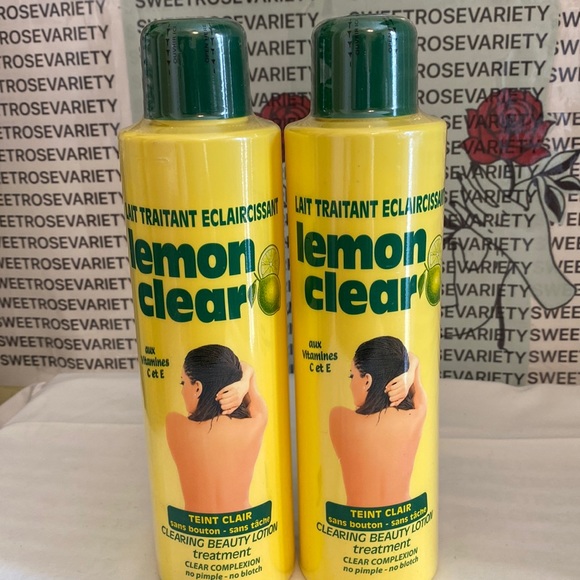 LEMON CLEAR Skincare Two Bottles Lemon Clear Lightening Body Lotion